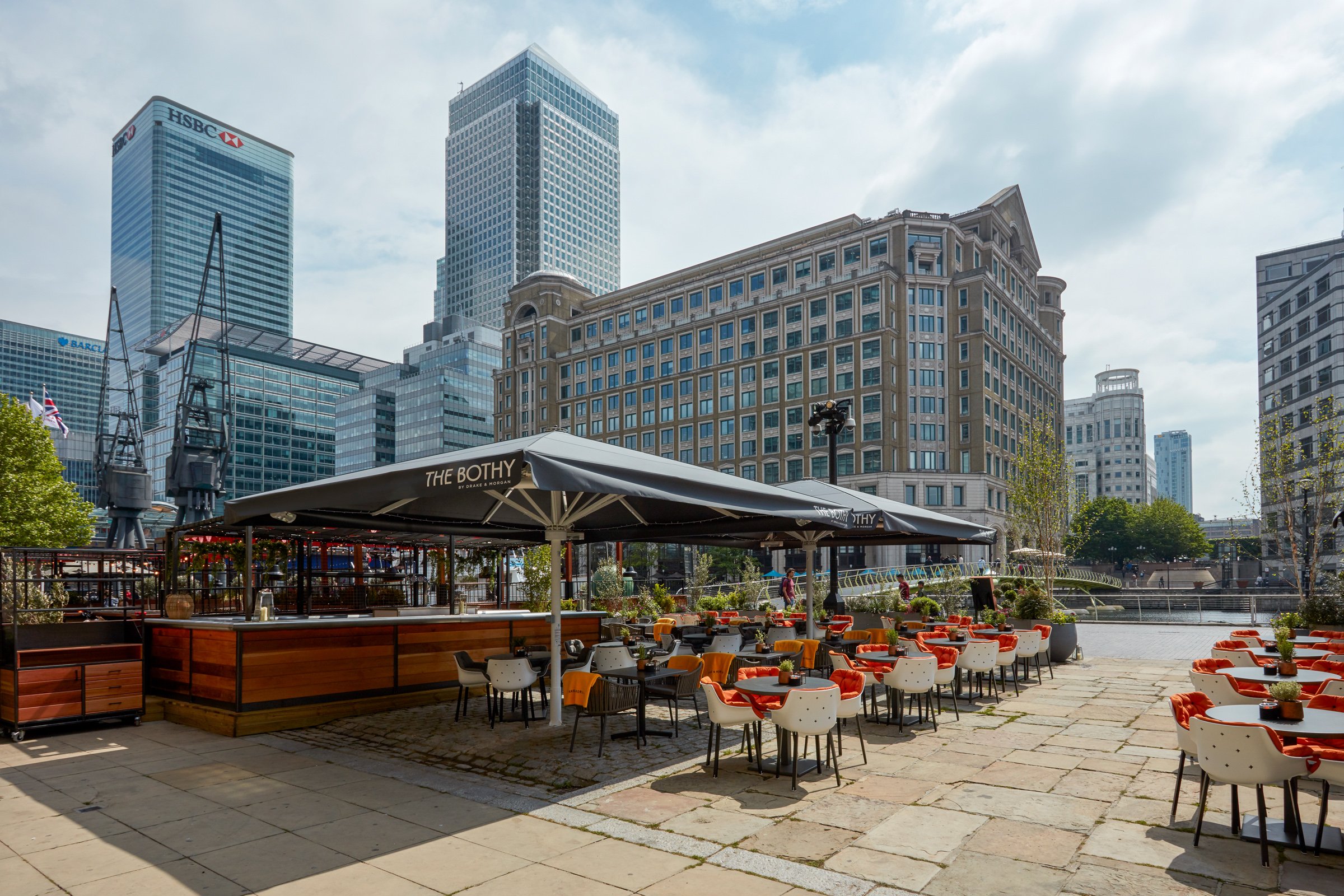 How is Canary Wharf rebuilding itself as a residential area